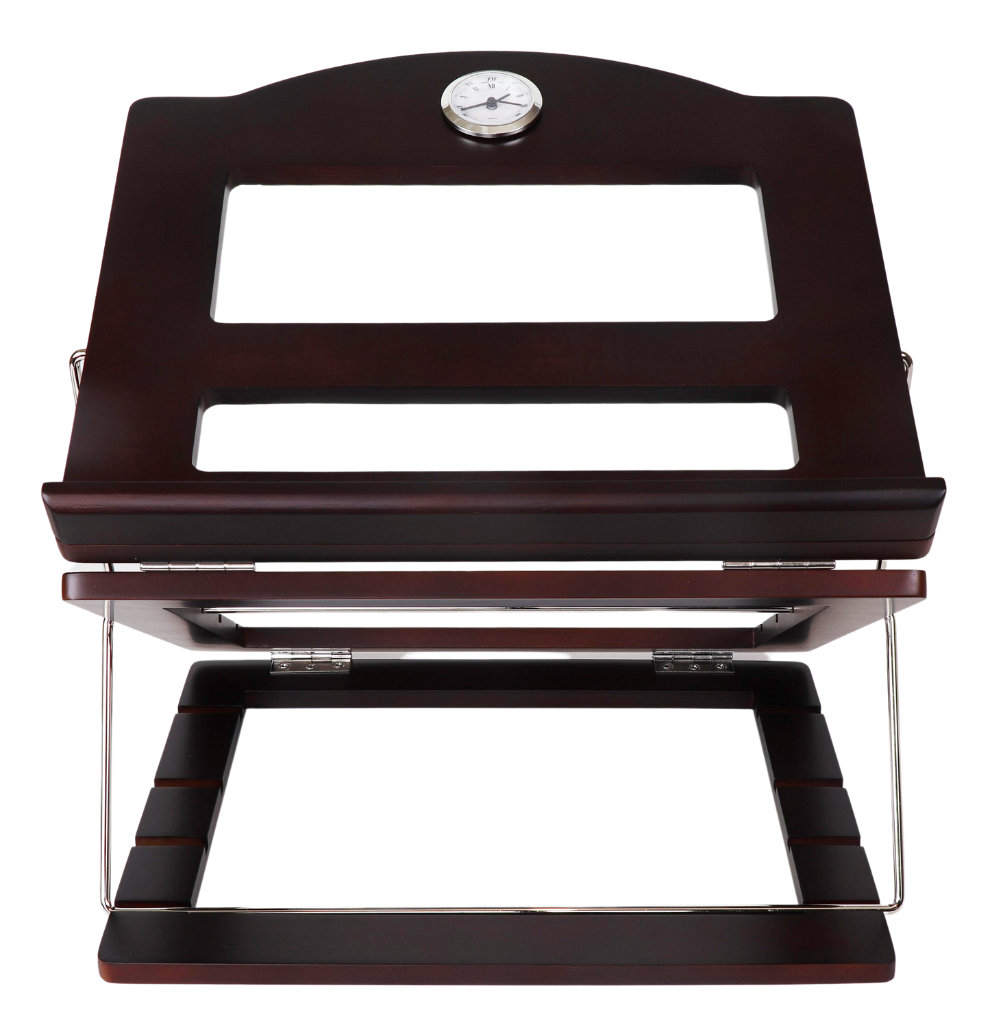 Table Top Shtender with clock - adjustable height