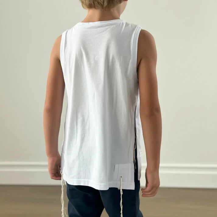 Kids Cotton Tzitzit T-Shirt Vest | Ashkenazi, Sephardi & Chabad (Scroll down for sizes)