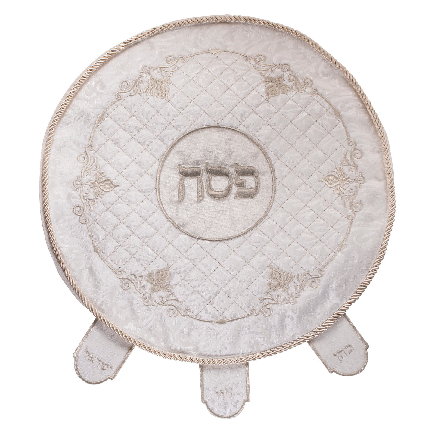 Matzah Cover Brocade 45 cm with Hard Plastic