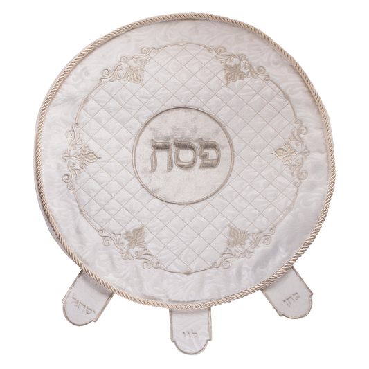 Matzah Cover Brocade 45 cm with Hard Plastic