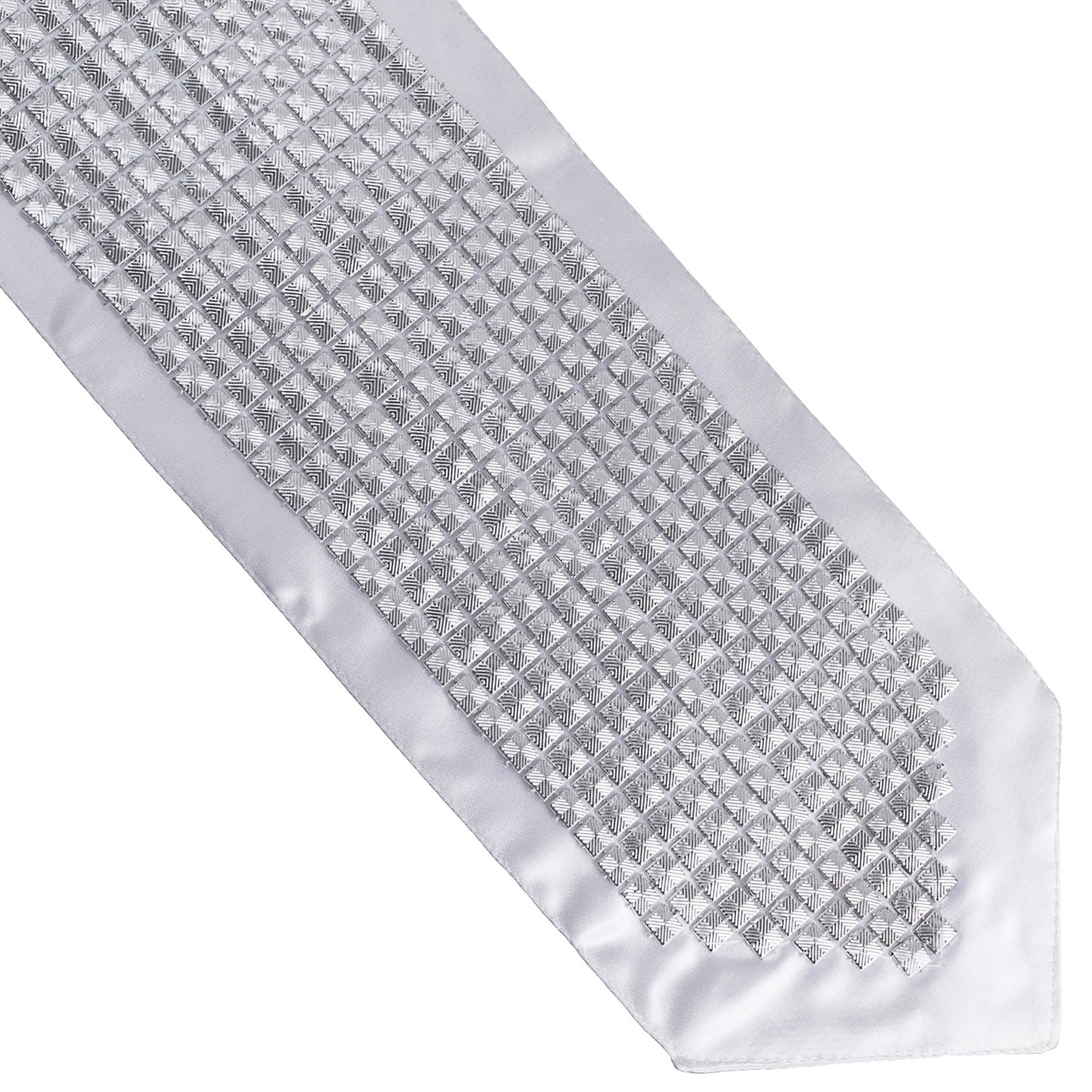 Atarah Mini Silver Squares 5.5"