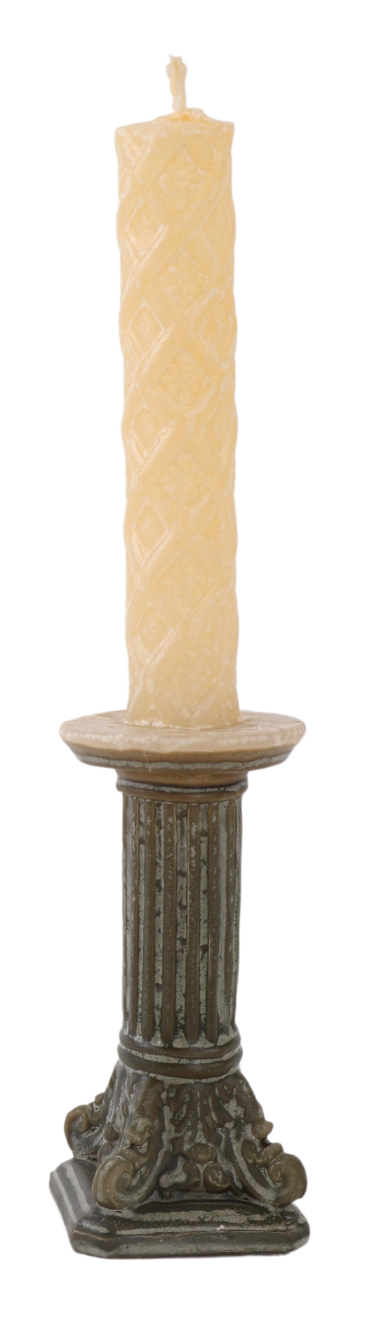 Decorative Havdalah Candle Amudei Shlomo 2.5x2.5 x 11" h