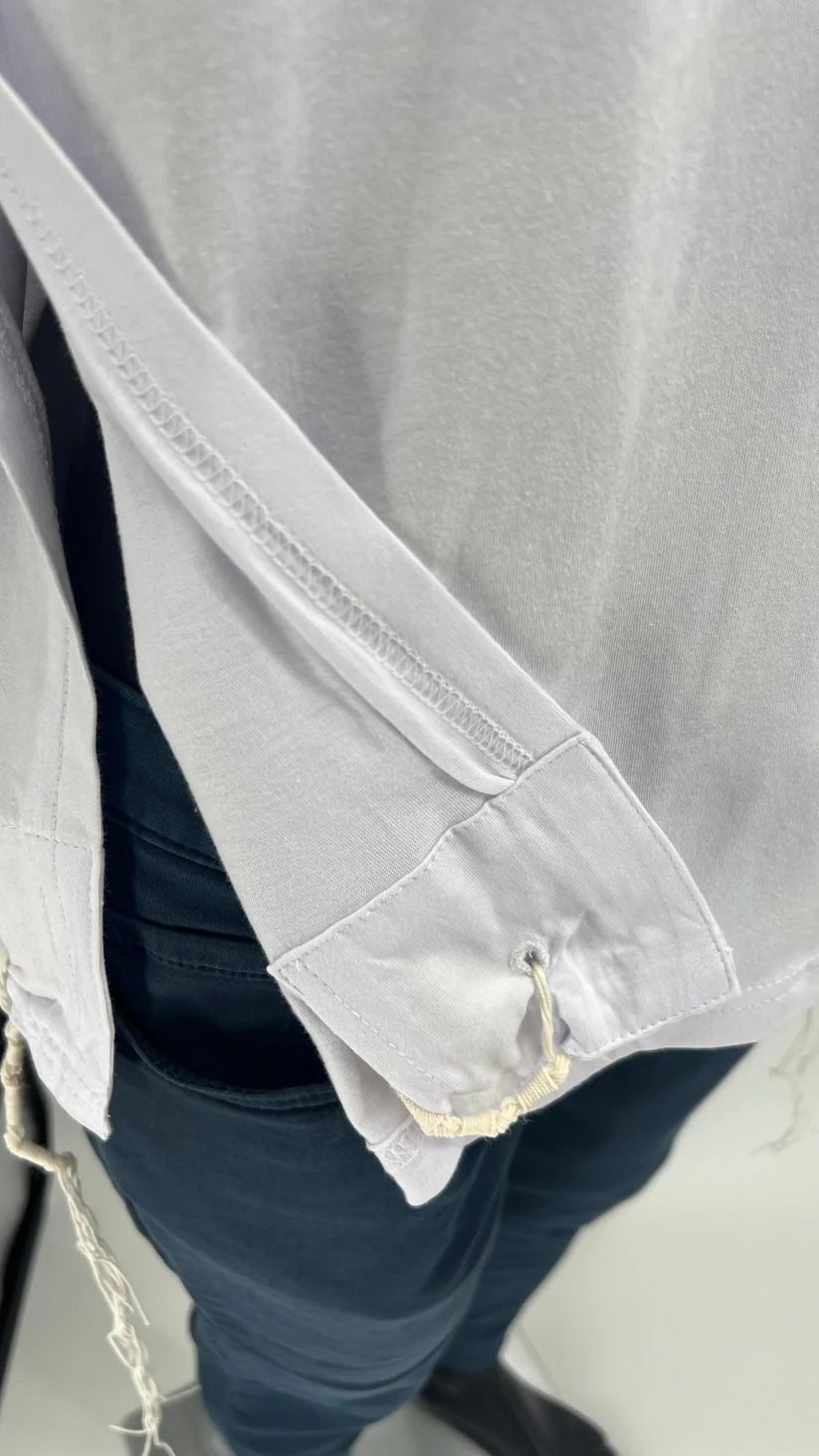 Adult Cotton Tzitzit T‑Shirt Vest | Ashkenazi, Sephardi & Chabad Options