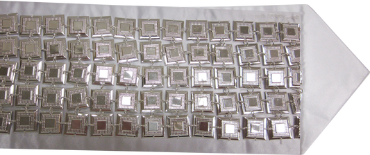 Silver Filled Atarah Mirror Style 6 Rows