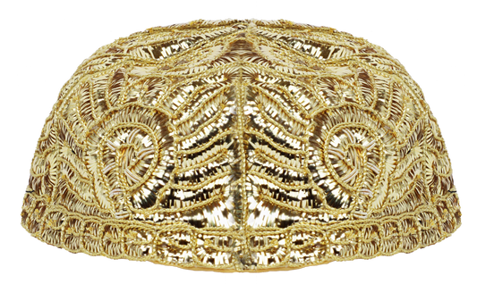 Yarmulka Atarah Style Gold