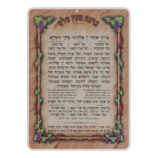 Al Hamichya Card Medium EDUT MIZRACH 7"x10"
