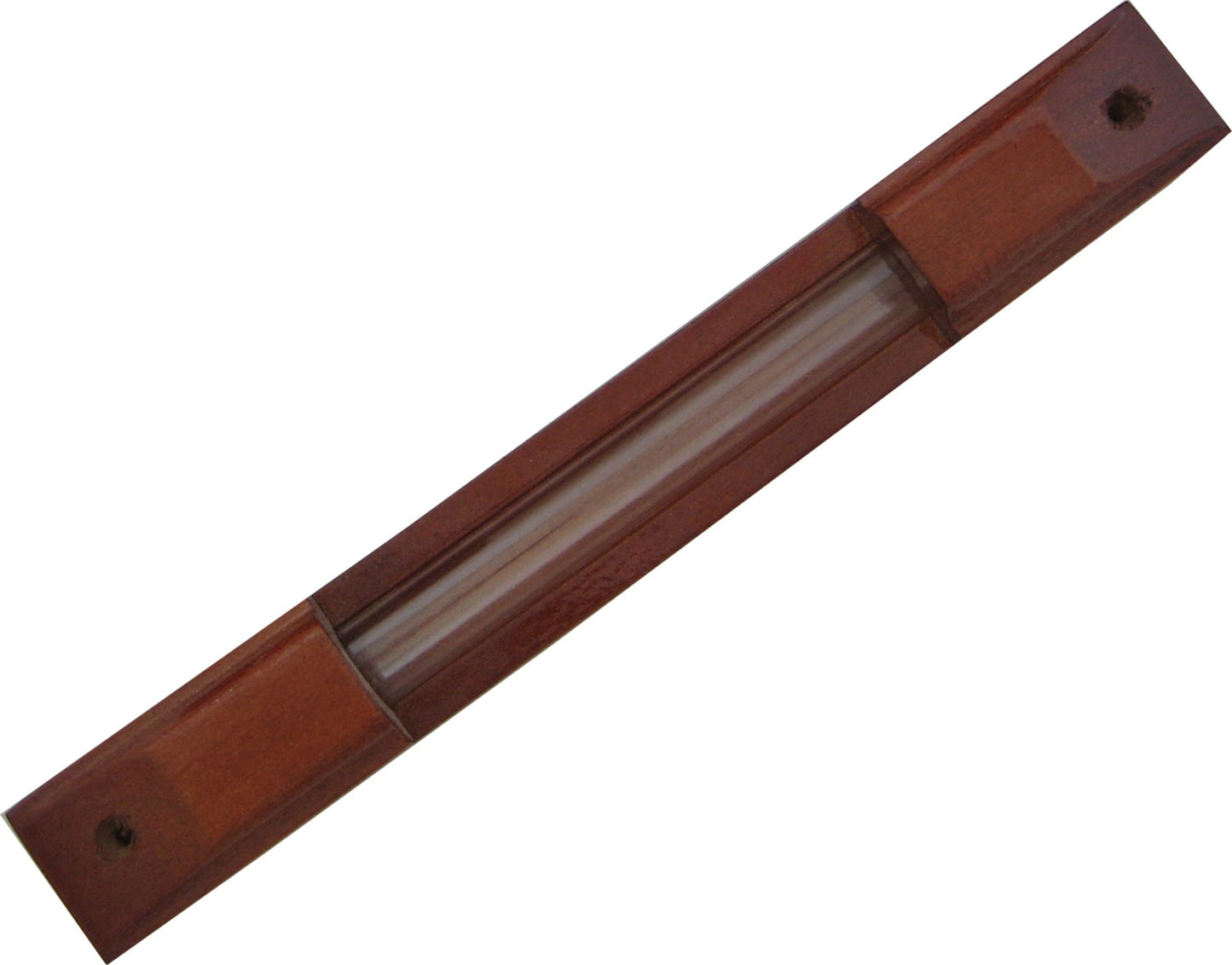Wood & Glass Mezuzah 12 cm