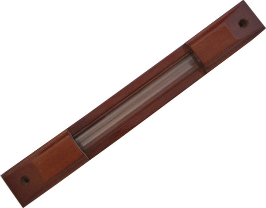 Wood & Glass Mezuzah 12 cm