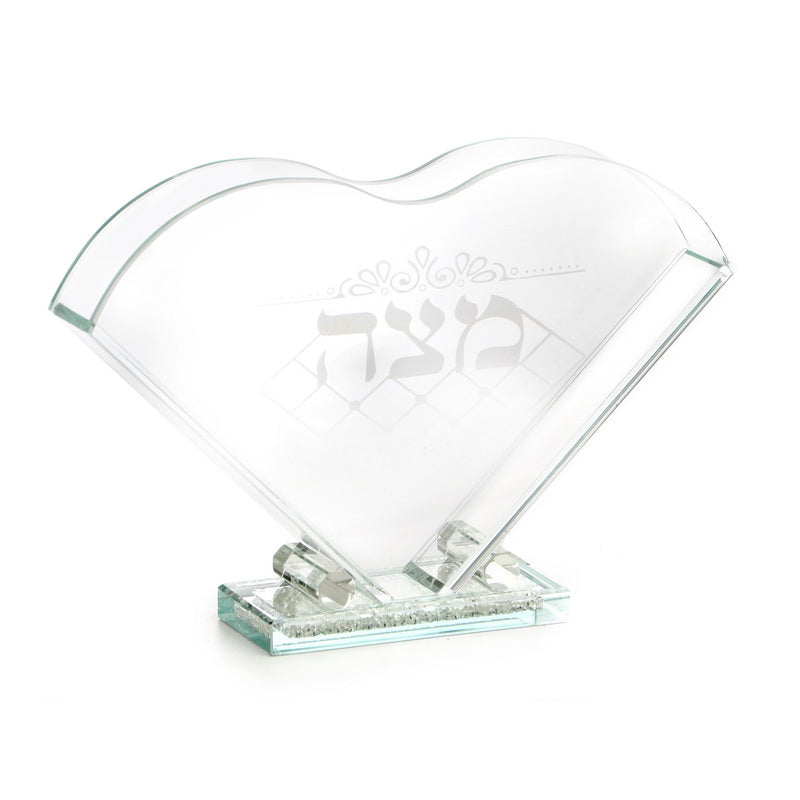 Matzah holder Crystal H:7.3 W 9.85"