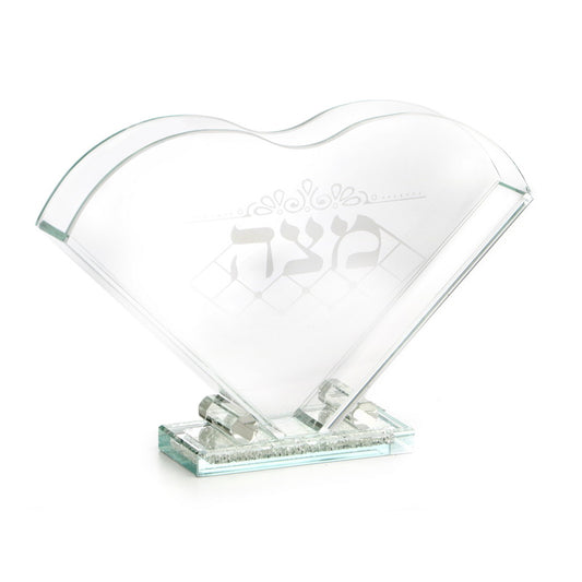 Matzah holder Crystal H:7.3 W 9.85"