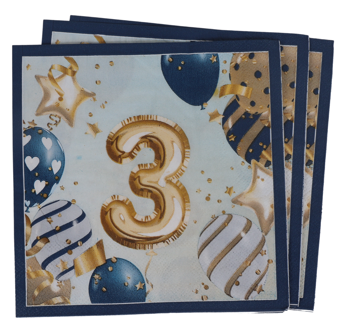 20 Blue Upsherin Napkins