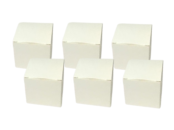 White Box 2x2x2" - 6 pcs