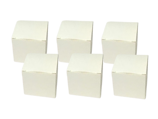 White Box 2x2x2" - 6 pcs