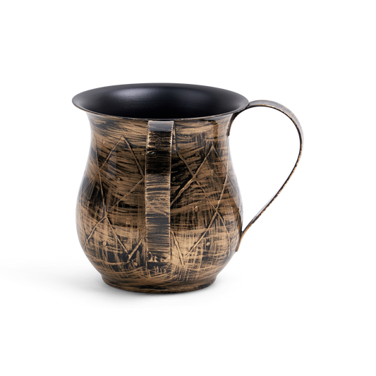 Washing Cup Gold Texture