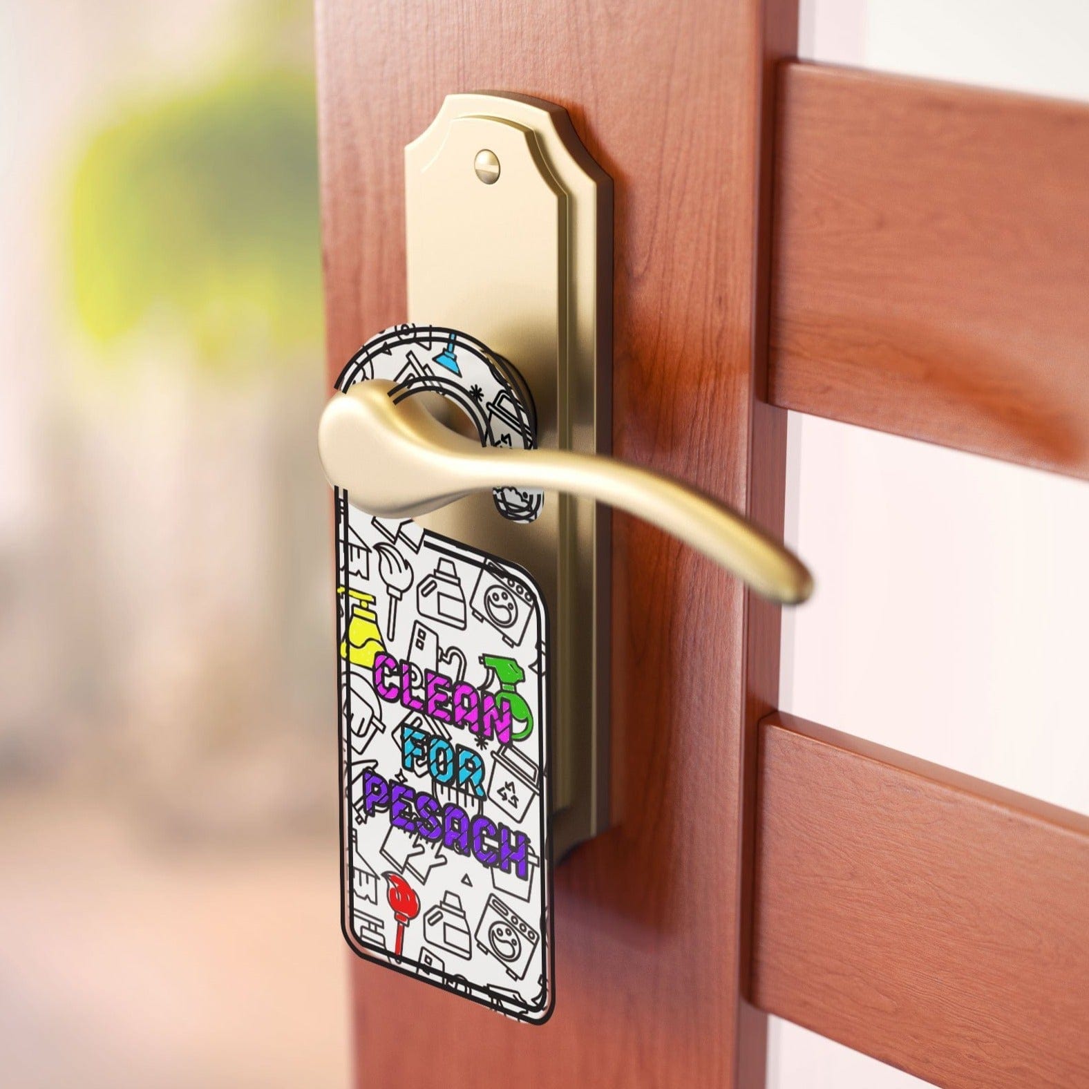 Color it Acrylic Pesach Door Hanger - Waterdale Collection