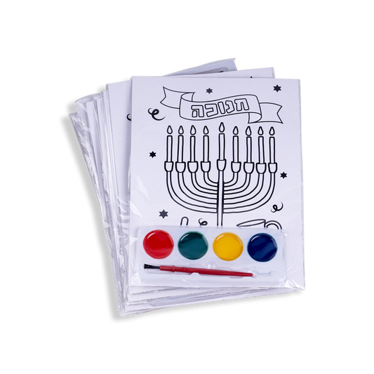 12 Personal Coloring Kits Chanukkah  - Pitcher 5x6.5"