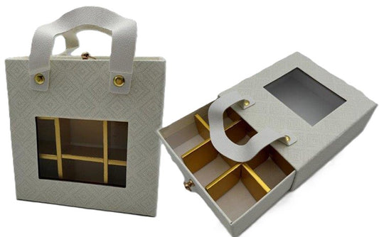 White Chocolate box Drawer divided into 12