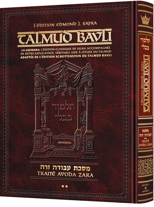 FRENCH TALMUD [Safra Ed.] Avodah Zara volume 2
