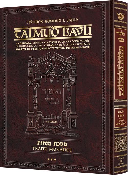 FRENCH TALMUD [Safra Ed.] Menachos 3