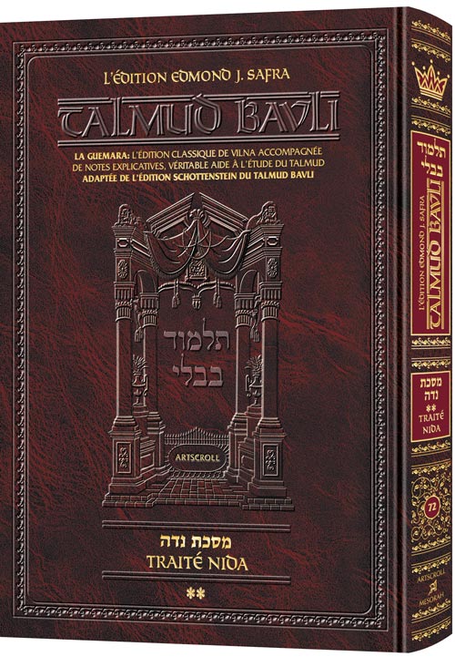 FRENCH TALMUD [Safra Ed.]  Niddah Volume 2