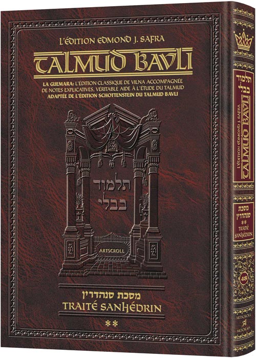FRENCH TALMUD [Safra Ed.] Sanhedrin Vol. 2