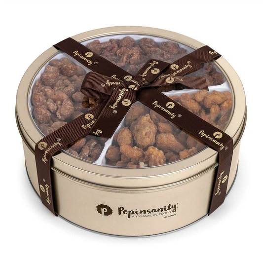 Gourmet Popcorn & Candied Nuts Gift Box