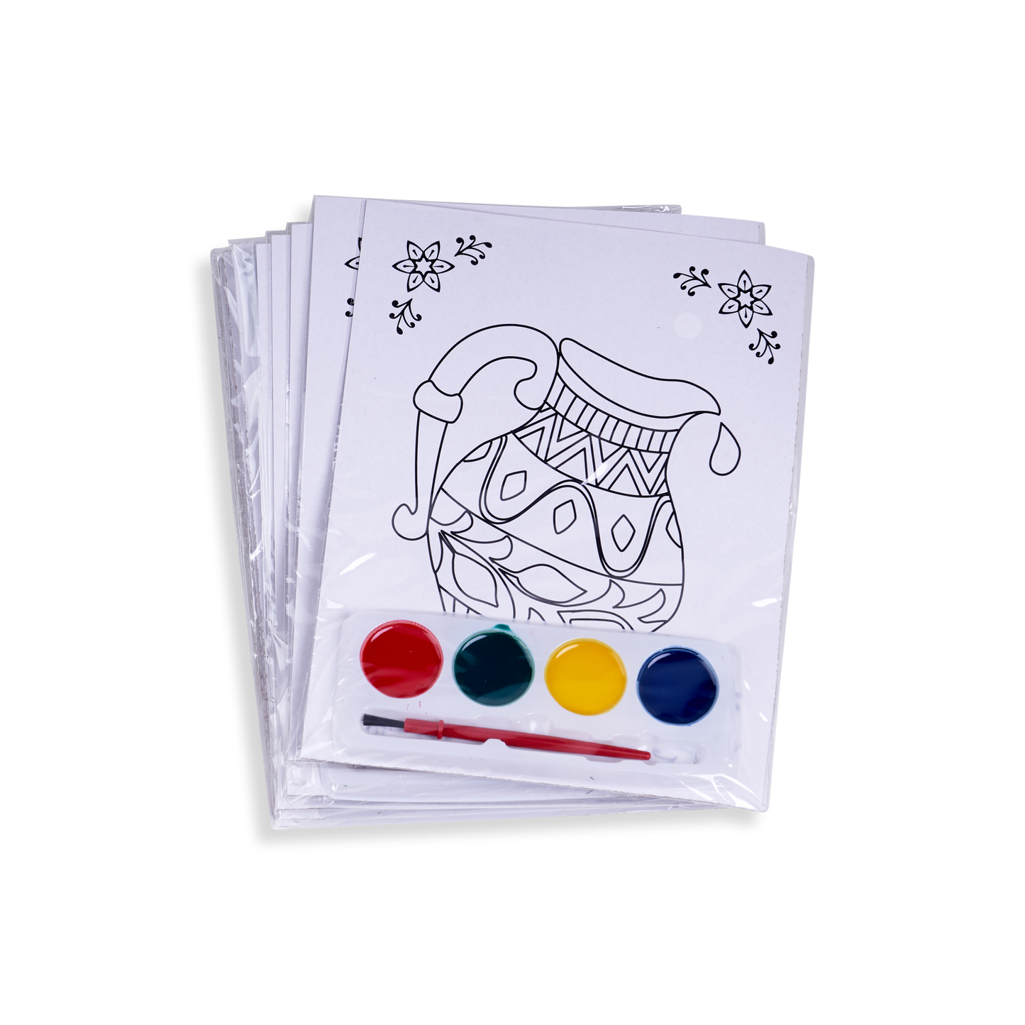 12 Personal Coloring Kits Chanukkah  - Pitcher 5x6.5"