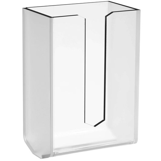 Acrylic Tissue Box  Frosted with Black  Rim