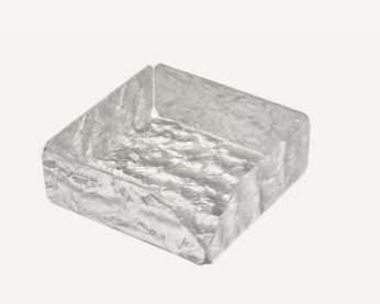 Acrilic napkin holder elegant Silver