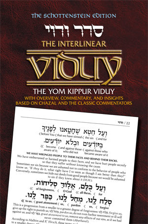 INTERLINEAR VIDUY/CONFESSION  (Paperback)