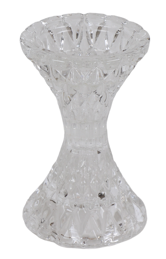 Classy Crystal Candlestick 3"