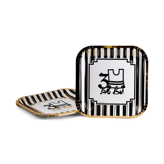 10 Upsherin/Tzitzis Plates 10"