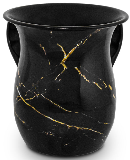 Black and Gold Marble Washing Cup