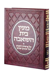 MAAYAN BAIS HASHO'EIVAH/ R' Schwab [Hebrew]