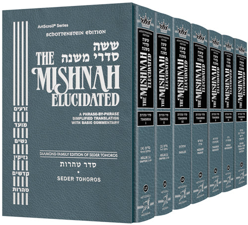 Schottenstein Edition Mishnah Elucidated Tohoros Set