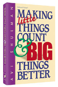 MAKING LITTLE THINGS COUNT...[Avi Shulman]H/C