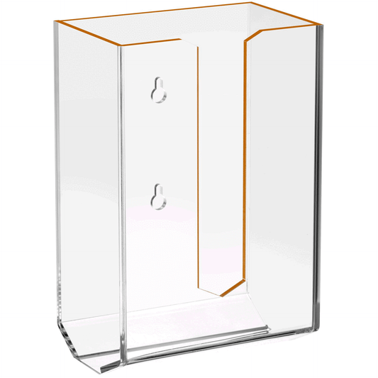 Acrylic Tissue Box  with Gold Rim