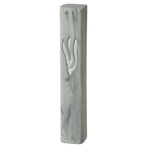 Stone look Polyresin Mezuzah 12 Cm