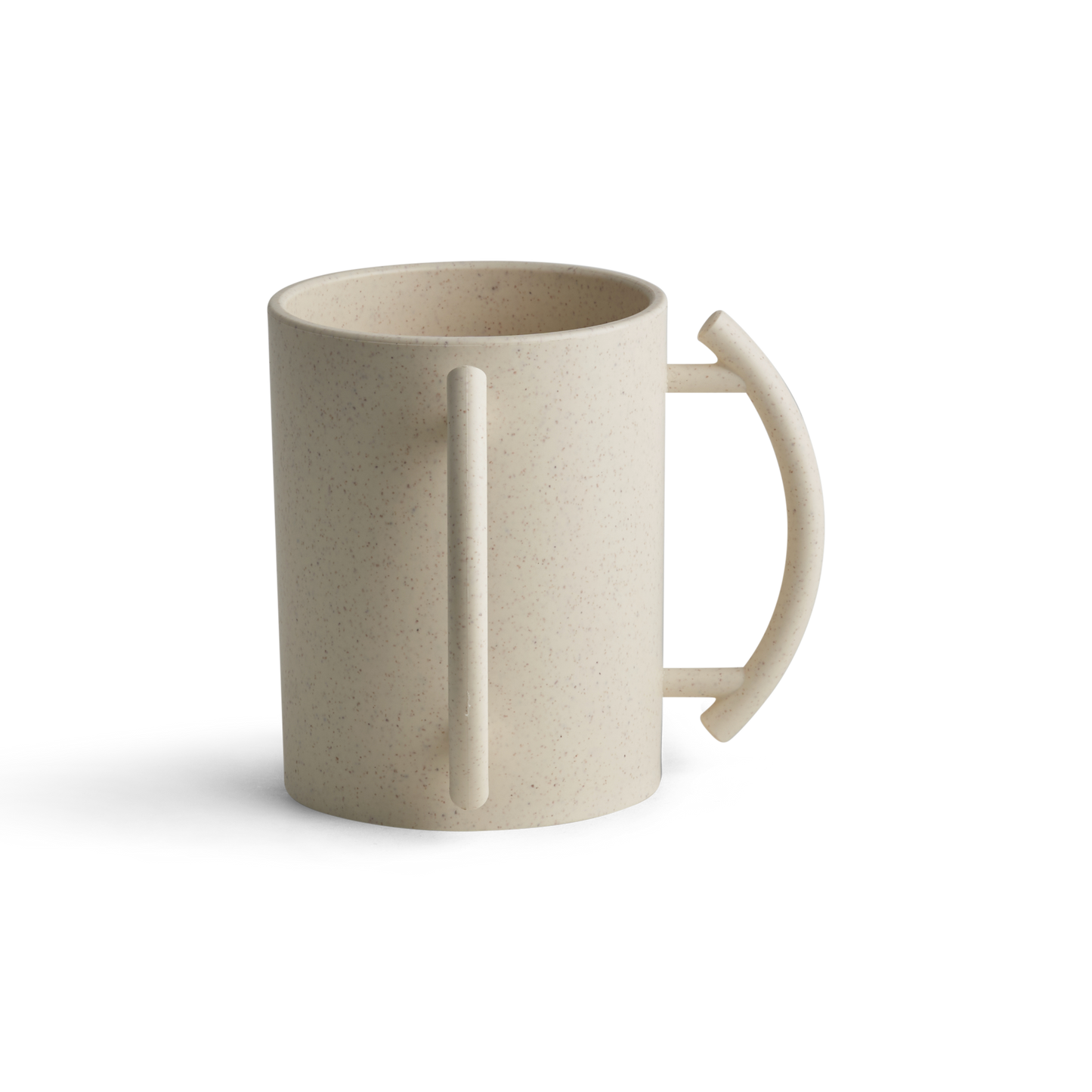 Acrylic Washing Cup Beige wash cup beige handles