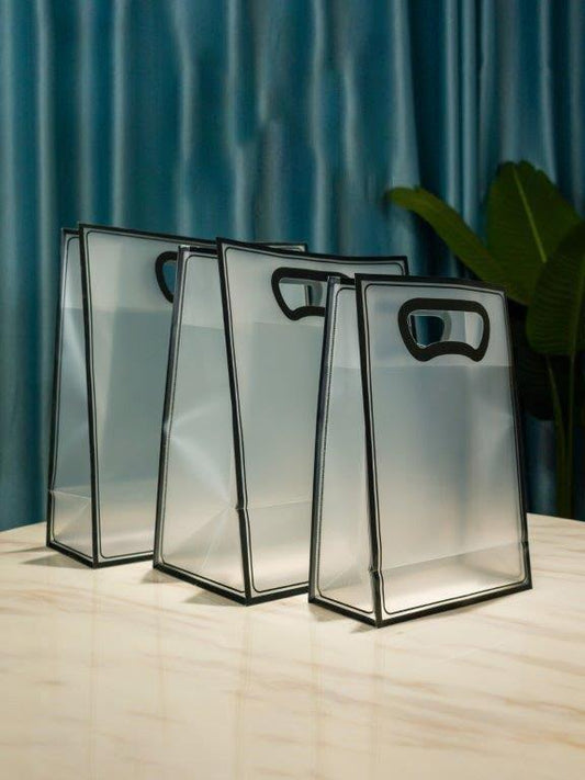 Transparent bag with Black frame - Small