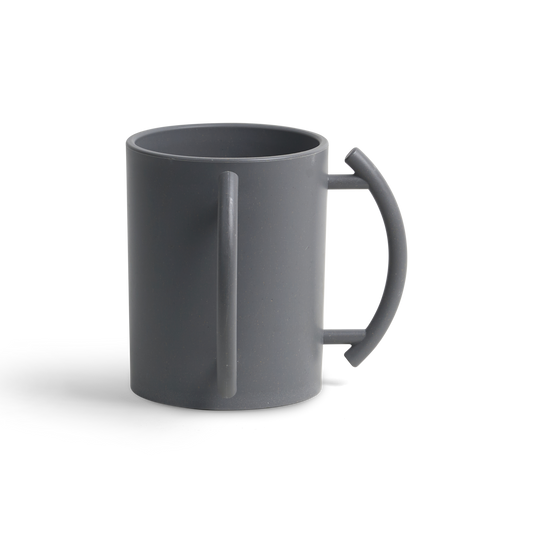 Acrylic Washing Cup Grey Wash Cup Grey handles