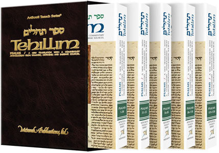 TEHILLIM - 5 VOLUME PERSONAL-SIZE SET