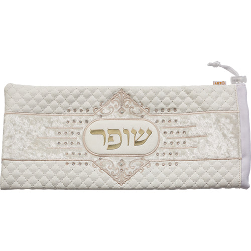 Faux leather Shofar bag 20x42 cm