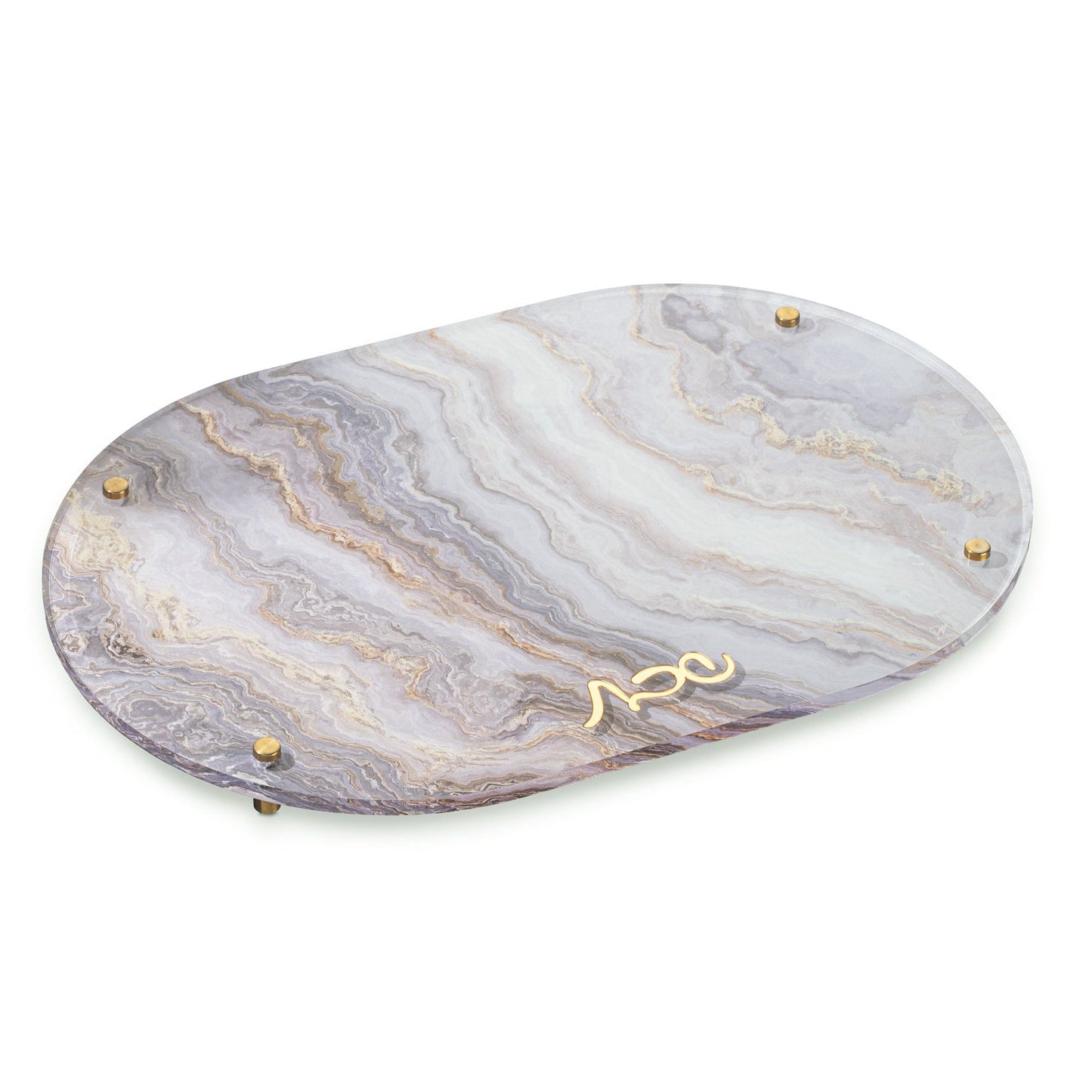 Agate Hadlokas Neiros Tray - Waterdale Collection