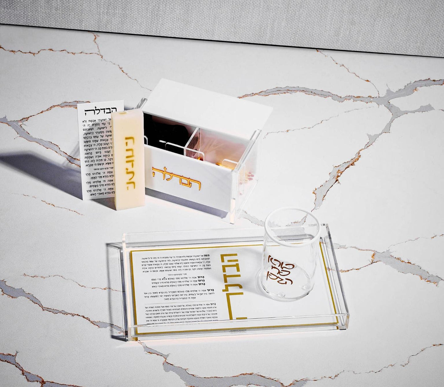 Basic Havdalah Plate - Waterdale Collection