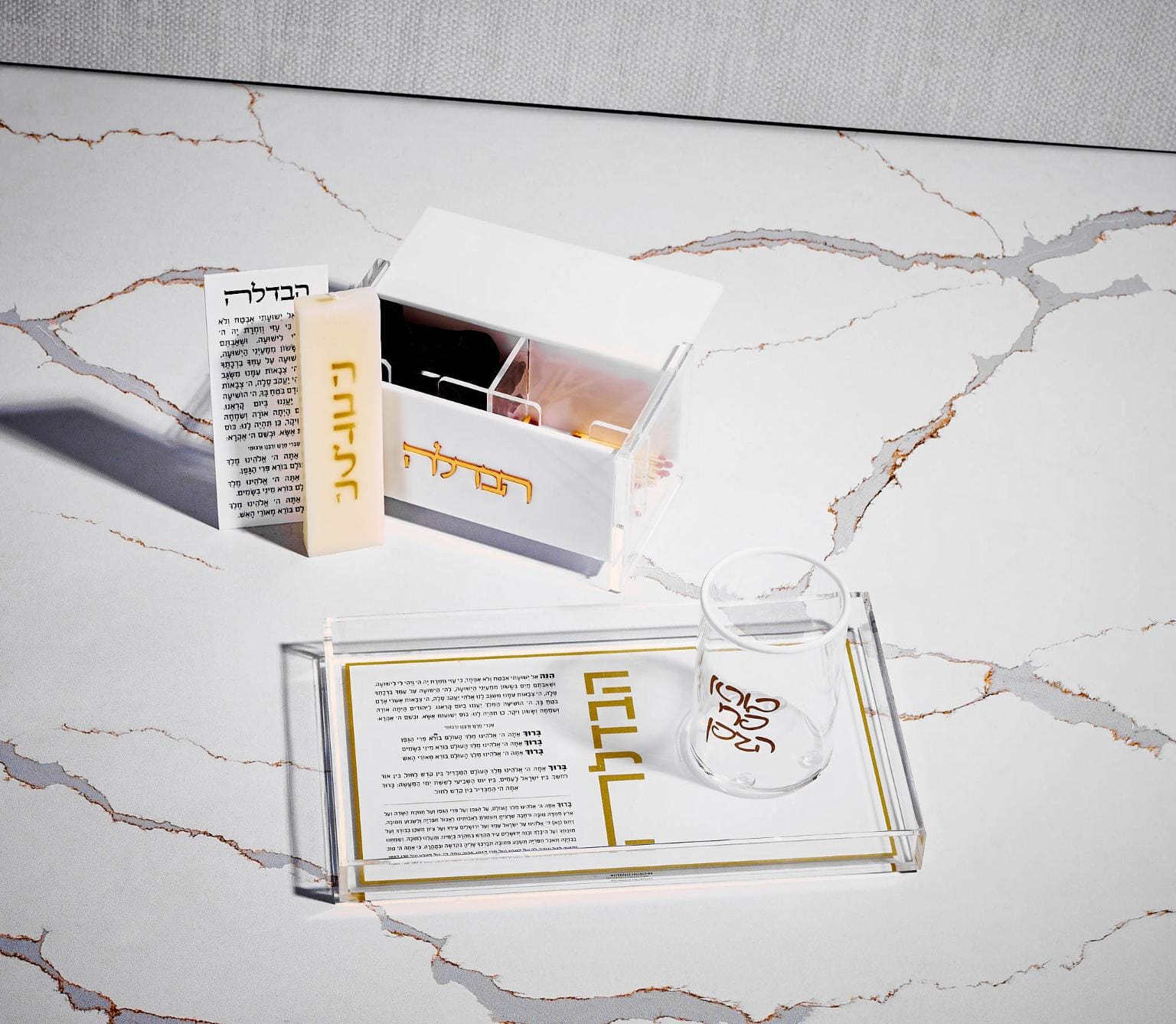 Basic Havdalah Plate - Waterdale Collection