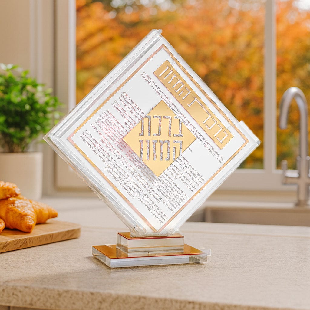 Classic 2.0 Diamond Bencher Set placed on a kitchen counter with autumn view.