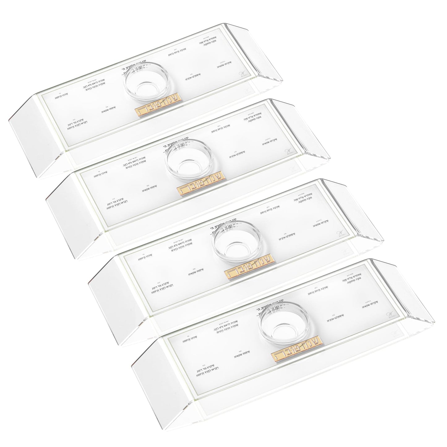 Gold Classic 2.0 Raised Simanim Trays (4)