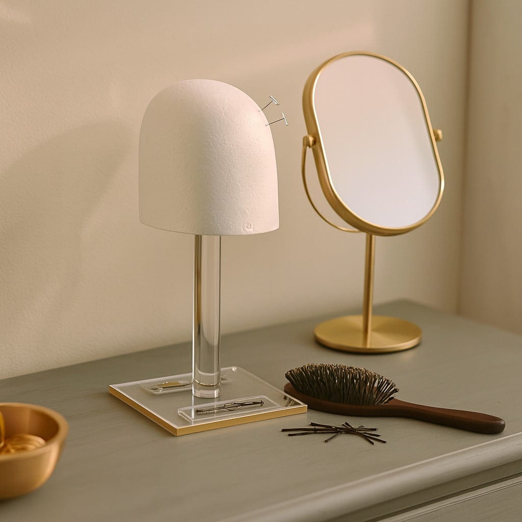 Classic Lucite Wig Head