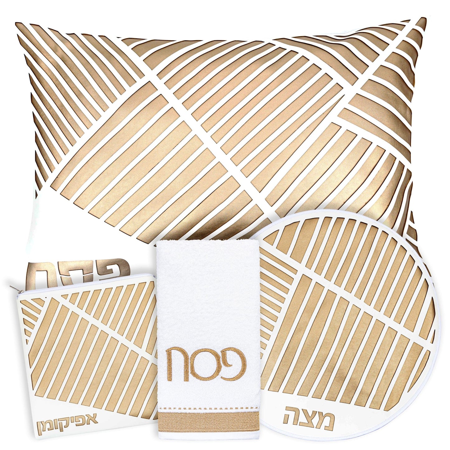 Diagonal Laser Cut Pesach Set - Waterdale Collection